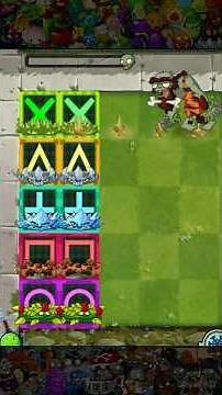 PvZ2 Refl - 5 Trap Plants vs Jurassic Rockpuncher #shorts #pvz #pvz2 #pvz2reflourished