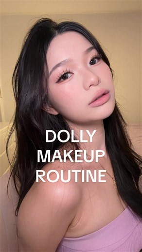 Dolly makeup 🪽✨ I feel like my recent makeup is just me elongating my eyes but today I decided to go full doe-eyes for this look @NARS Cosmetics @NARS Cosmetics @Judydoll Singapore #dollymakeup #softglam #makeuptutorial #glowuptransformation