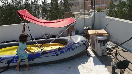 Watch perfect for my INTEX EXCURSION 5 inflatable boat on Amazon Live