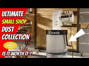Grizzly dust collection install- part 1- unbox & install with canister