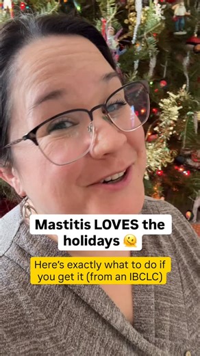 Lara RN IBCLC | Birth, Breastfeeding, Postpartum on Instagram: "So you got ChristMASTITIS! (Everyone last year thought I called it Christmas-titties… accurate but not quite what we’re talking about here) Don’t beat yourself up! The holidays are busy and you’re doing your best. Swipe to see what you can do based on the newly released guidelines from the Academy of Breastfeeding Medicine. Watch the video all the way through and here’s some more from the protocol: 👉Minimize breast pump usage (if p