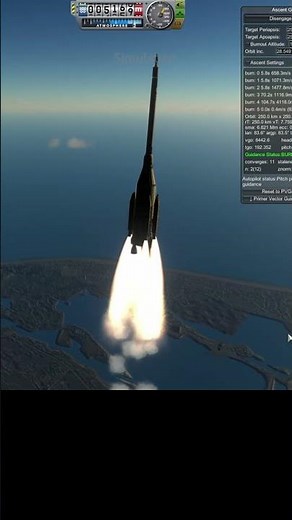 Dialing in SRB Seperation | KERBAL SPACE PROGRAM | RP-1 #ksp #short #kerbalspaceprogram