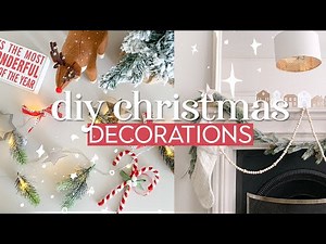 DIY Christmas Decorations Cheap Easy and Modern Christmas Decor Ideas