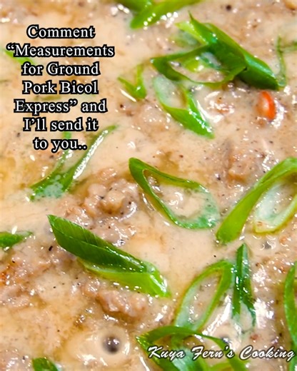 MABILISANG "BEGINNER FRIENDLY PORK BICOL EXPRESS RECIPE"!!! #pork #bicolexpress #groundpork #ginilingrecipe #fypシ゚ #reelsviral #reelsvideo | Kuya Fern's Cooking