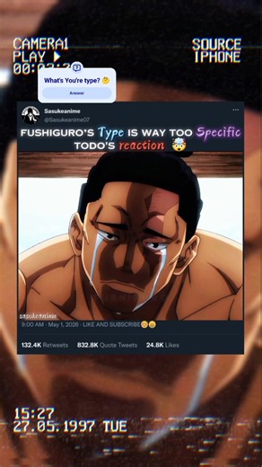 Fushiguro’s Type Is Way Too SpecificTodo's reaction 🤯