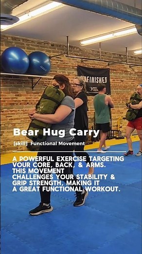 Strongman Sandbag. Bear Hug Carry sandbag workout. #sandbagtraining #functionaltraining