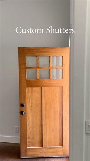 Hidden Tilt Three-Panel Shutters #youtubeshorts #customshutters