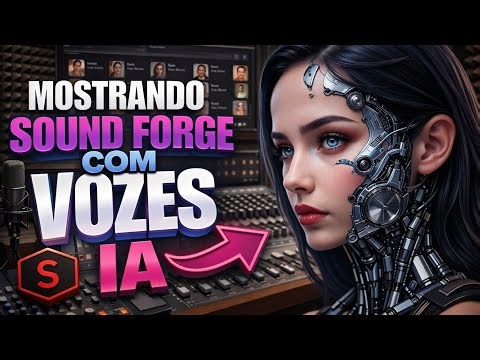 Showing a bit of Sound Forge with AI.