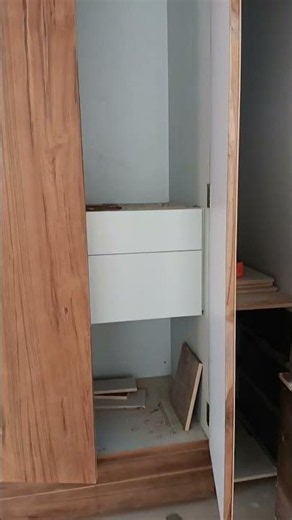 Modern Bedroom Wardrobe with Dressing Table ✨ | Luxury Interior Design #shorts# #roomstyle
