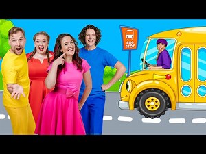 Wheels on the Bus (Extended!) - Nursery Rhymes with Bounce Patrol - Videos For Kids