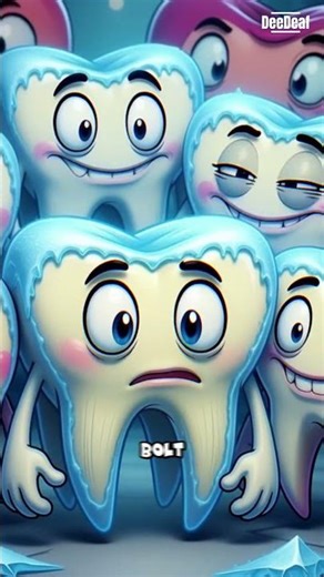 What Happens When Teeth Touch Ice? ❄️🦷 (Weird Body Reaction!) #shortsvideo #cinematicai