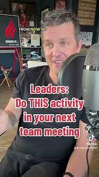 Leadership 101 Team Activity for a Team Meeting | New or Experienced Leaders #engagement #leadership