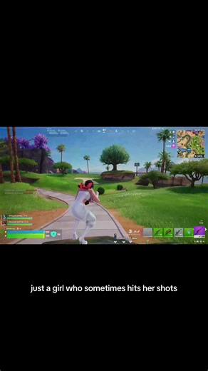 A Girl Who Hits Her Shots in Fortnite