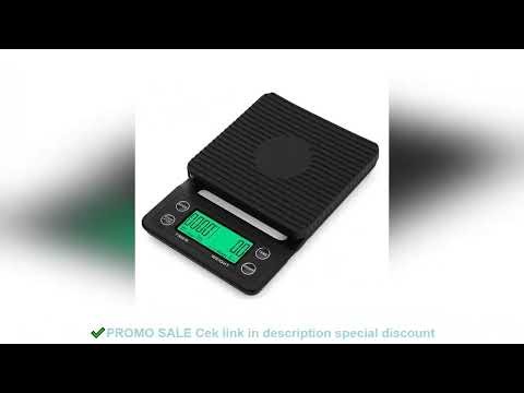 Electronic Digital Kitchen Scale Portable Coffee Scale With Timer High Precision 5kg 0.1g LCD Electr
