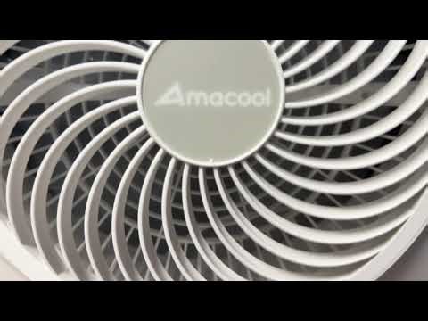 10” Amacool Box fan at work