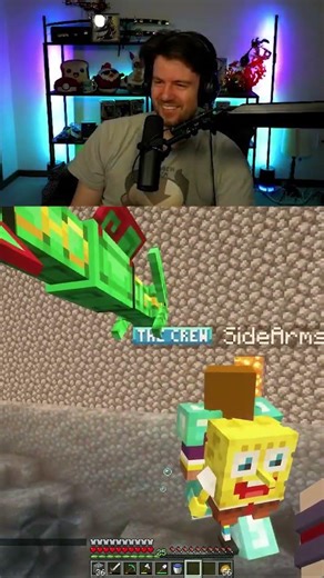 THIS DUDE LOST #minecraft