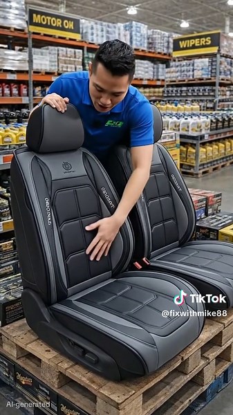 Stylish Full Coverage Leather Car Seat Covers