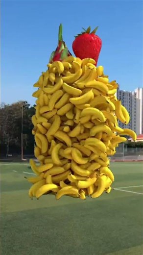 Create vegetable and fruit characters that can stand up and walking bumps...