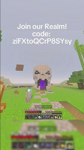 minecraft bedrock realm code multiplayer server #minecraft