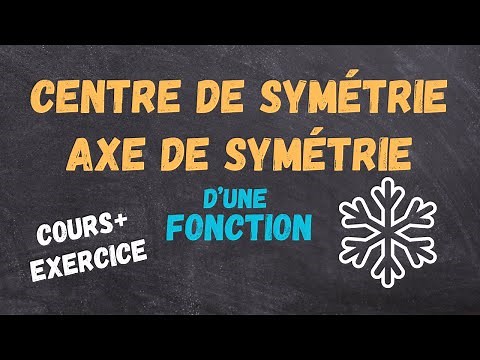 Axis of Symmetry and Center of Symmetry of a Function - Course and Exercises