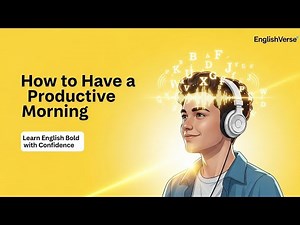 How to Have a Productive Morning | Daily English Conversation | EnglishVerse