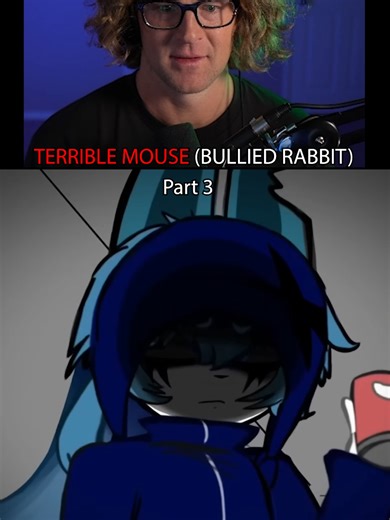 BULLIED RABBIT Part 3 | Terrible Mouse . . . #analoghorror #disturbing #creepy #scary #horror #scaryvideos #horrorvideos #horrortok #terriblemouse #fyp #trending #bulliedrabbit