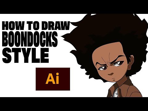HOW TO DRAW BOONDOCKS STYLE PART 2 ( Adobe Illustrator )