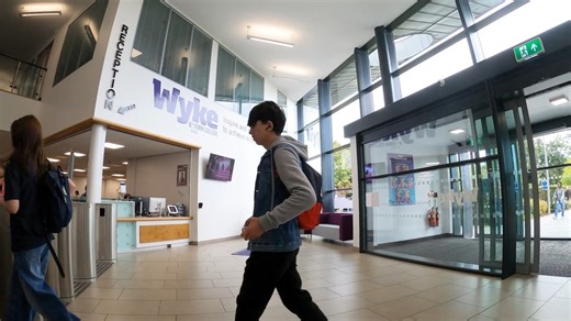 Wyke Sixth Form College on Instagram: "⭐WELCOME TO WYKE⭐ Day one on-campus for 100s of new first year students. This is where your success story begins! #WeAreWyke #OfstedOutstanding #Welcome"