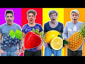QUIEN COME MAS COMIDA DE COLORES 3 ??? (CHALLENGE)