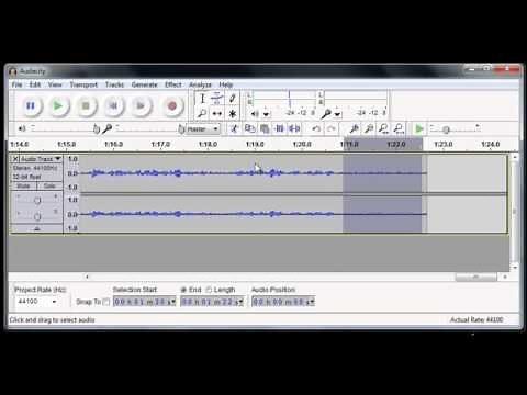How to: Use Noise Removal in Audacity