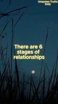 The 6 Stages Of Every Relationships.#motivation