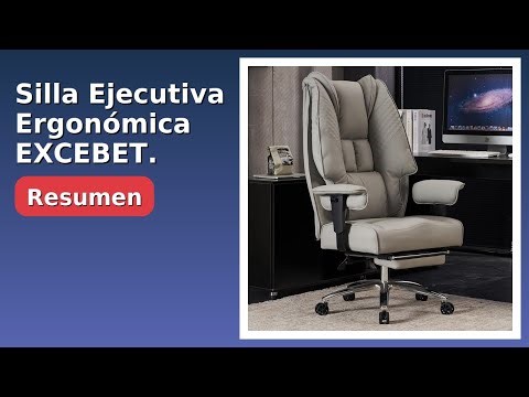 RESEÑA (2025) : Silla Ejecutiva Ergonómica EXCEBET. DETALLES ESENCIALES