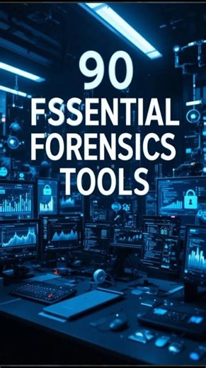 90 Essential Digital Forensic Tools | DFIR Toolkit Explained 🔍 #shortvideo #viral #coding