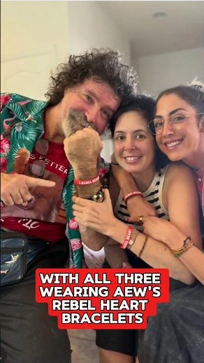Mick Foley and Britt Baker Visited Rebel Amidst her ALS Battle #aew #mickfoley #wrestling