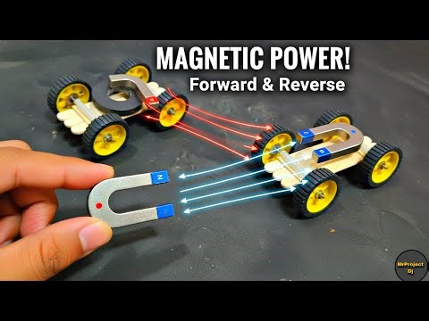 ​​🧲 Amazing DIY Magnetic Powered Car! 🚗