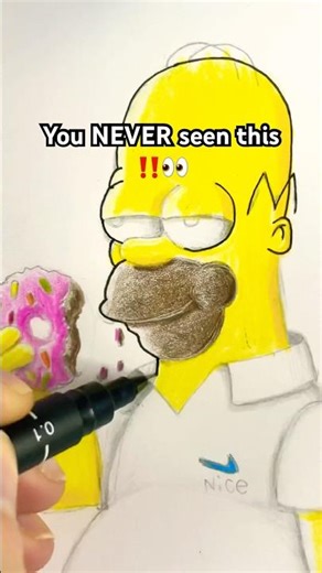 How to draw the Simpsons Art? ⁉️🤔