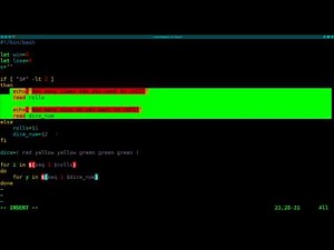 BASH Toss Up Dice Game Simulator - Linux - Shell Script