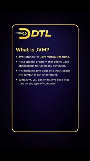JVM: The brain behind every Java program 💻⚡ #java #jvm #programming #codinglife #learncoding