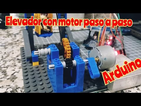 cómo hacer un elevador con un motor paso a paso con arduino para tus tareas escolares