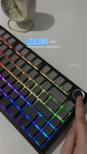 Experience the AULA F75: Grey Sounds Like Iced Coffee