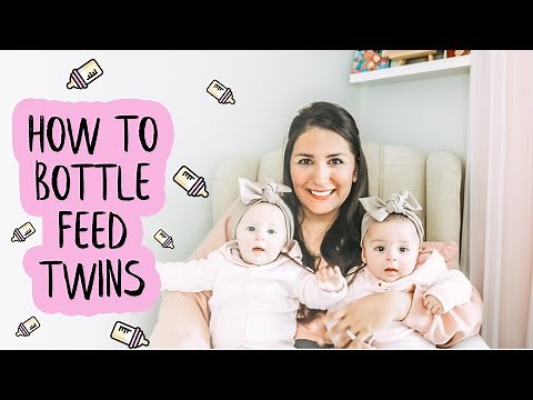 HOW TO BOTTLE FEED TWINS | Preparation & Feeding