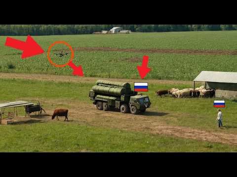 Russian Strela-10 Hides Among Cows But Gets Tracked by Ukrainian FPV Drone!