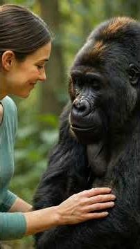 The Gorilla Stayed at Her Coffin for 3 Hours.