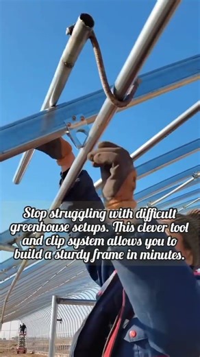 Fastest Way To Build A Professional Greenhouse Frame