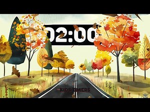 🍂 2-Minute Fall Timer for Kids, Teachers, Kindergarten | Quick Focus with Nostalgic Piano Music! 🎹
