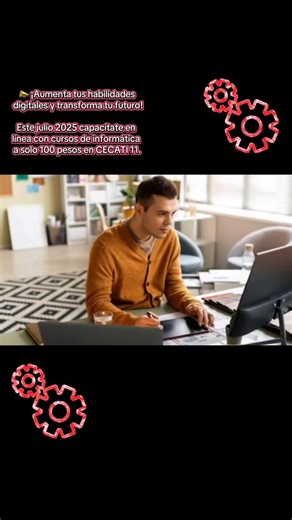 📣 ¡Aumenta tus habilidades digitales y transforma tu futuro! Este julio 2025 capacítate en línea con cursos de informática a solo $100 en CECATI 11. 🌐 Ideales para quienes desean emprender, ascender en su empleo o buscar nuevas oportunidades laborales. Las habilidades en Office son esenciales en todos los sectores… ¡y ahora tú puedes dominarlas! 💻 Cursos disponibles: ✅ Excel Básico para Principiantes ✅ Excel Básico ✅ Tablas Dinámicas en Excel ✅ Creación de Buscadores Dinámicos e Inteligentes 