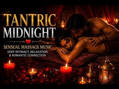 🔥 Tantric Midnight ❤️ Sensual Massage Music | Deep Intimacy, Relaxation & Romantic Connection