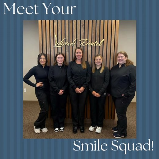Meet Lakeside Dental’s Smile Squad🦷✨ Healthy smiles start here — and with our growing team of amazing hygienists, we’ve got more openings ready for you! #moseslakedentist #lakesidedental #hygienist #dental #smilesquad | Lakeside Dental