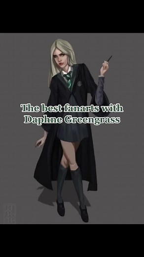 Exploring the Enigmatic Daphne Greengrass in Harry Potter Fan Art
