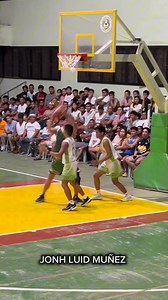 Buti na lang naka atras ng kunti Ang ulo sa naka white #basketballhighlights | Jonh Luid Heneralao Muñez